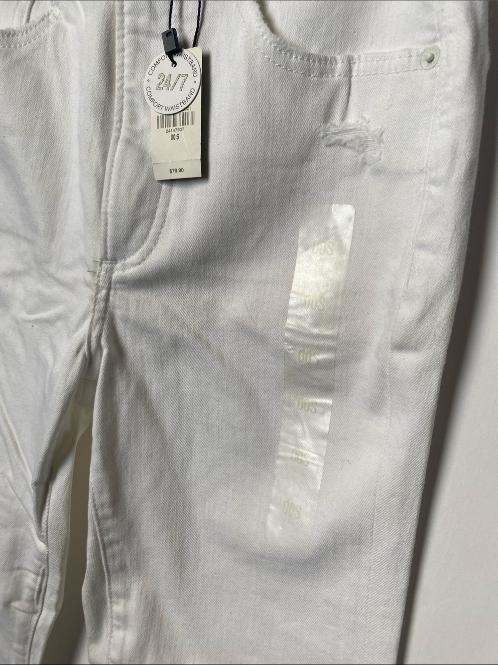 Express High Rise Women's Jeans - White - Picture 4 of 11